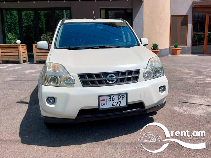 Rent Nissan X-Trail NT31 white in Armenia