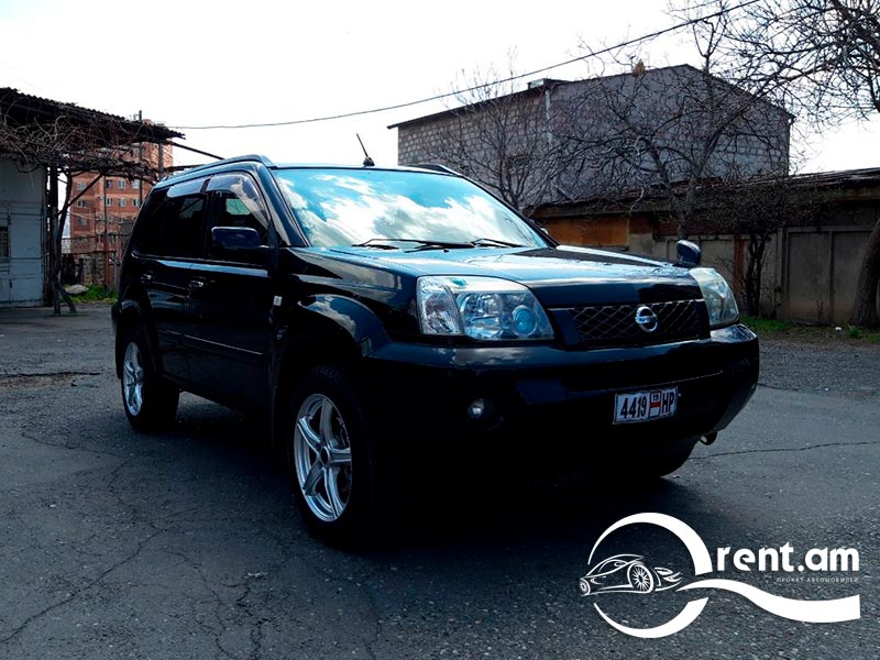 Rent black Nissan X-Trail in Armenia