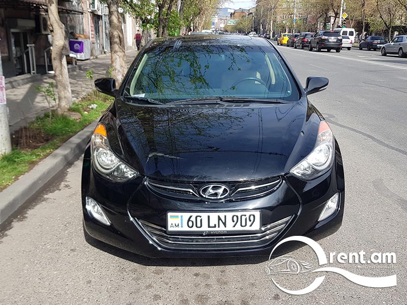 Аренда автомобиля Hyundai Elantra в Ереване